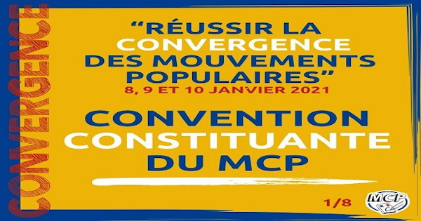 Convention constituante du MCP avec la Dynamique Populaire Constituante