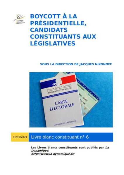 Livre blanc constituant n° 6.0